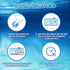 Vacplus Toilet Bowl Cleaners - 30 PACK, Ultra-Clean Deodorizing & Descaling Blue Tablets