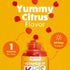 Feel Great Kids Vitamin D3 1000 IU Gummies for Healthy Bones, Mood, & Immune Support, Citrus Flavored Vegetarian D3