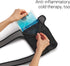 Sunbeam Heating Pad Wrap for Joint Pain Relief with Frozen Pack, Auto Shut Off, Black/Grey
