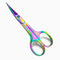 Professional Grooming Scissors, Small Curved Stainless Steel Eyebrow Scissors for Women