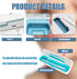 STB-062 UV-C Toothbrush Case for Travel, Portable Toothbrush Case with Holder, USB-C or AA Battery Powered, Plastic