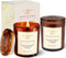 Scented Candles for Home,2 Pack Wood Wick Pumpkin Spice Scented Candles,22.6 oz