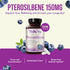 150mg Pterostilbene Supplement - Once Daily Antioxidant for Healthy Aging, Immune, Heart, Skin & Brain Support -