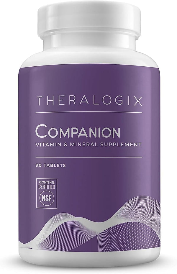 Theralogix Multivitamin & Mineral Supplement for Women & Men without Iron, 90 Tablets - 90-Day Supply