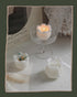 T-shin Candle,80G Lily of The Valley Shaped Scented Aesthetic Flower Shaped Soy Wax Aroma Decorative Candle for Table