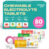 Venture Pal Chewable Electrolyte Tablets, Sugar-Free Stick Salt Tablets - Variety Pack (80 Count)
