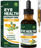 Verdeherb Eyebright Herb Eye Health Drops, Bilberry & Lutein Liquid Extract Herbal Supplement