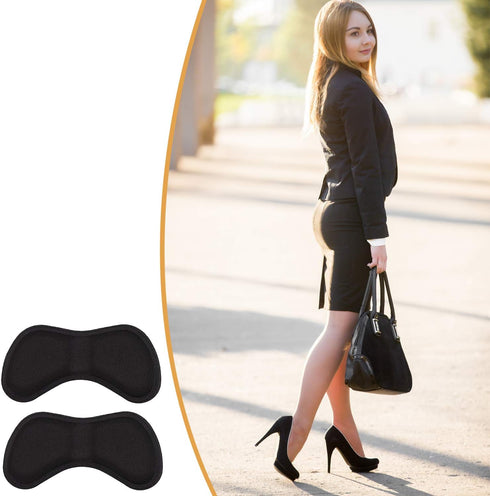 6 Pairs Heel Stickers Heel Cushion Pads Inserts for Loose Shoes Self-Adhesive Heel Cushion Inserts