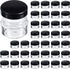 SATINIOR 36 Pieces 0.17 oz Plastic Jars with Lids, Airtight Reusable Acrylic Cosmetic Small Containers for Lotions