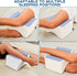 Knee Pillow for Side Sleepers, Leg & Knee Support Pillow, Smooth Spine Memory Foam Alignment Pillow for Hip Pain &