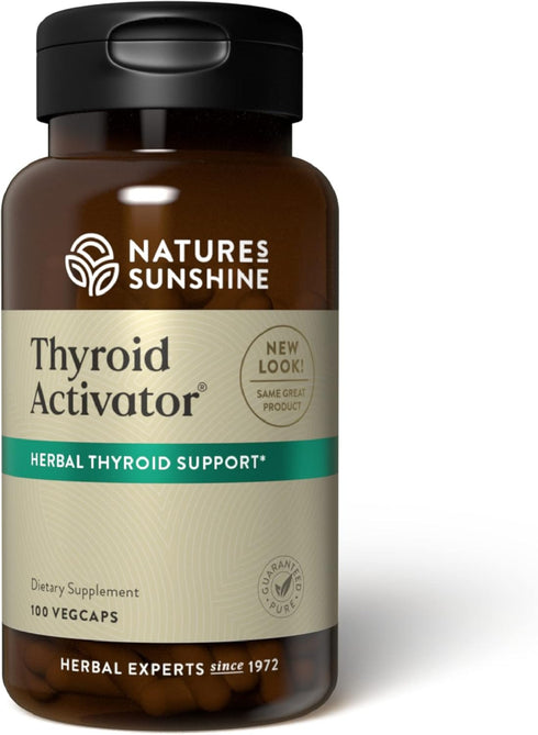 Nature's Sunshine Thyroid Activator, 100 Capsules