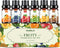 Fruity Essential Oils Set - Aromatherapy Essential Oils Kit for Diffuser, Candle Making, 6 x 10ML Strawberry Coconut