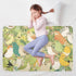 miaozhen Summer 52" 34" Cartoon Quail Bird Group Green Bed Underpads Waterproof Washable Bed Wetting Pad Changing Bed