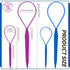 Teenitor Tail Hair Loop Styling Tool, Large + Small Hair Pull Through Tool Hair Accessories for Women, French Braiding Hair Tool Hair Flipper Pull Through, Pony Tail Hair Tool Loop Hair Tool