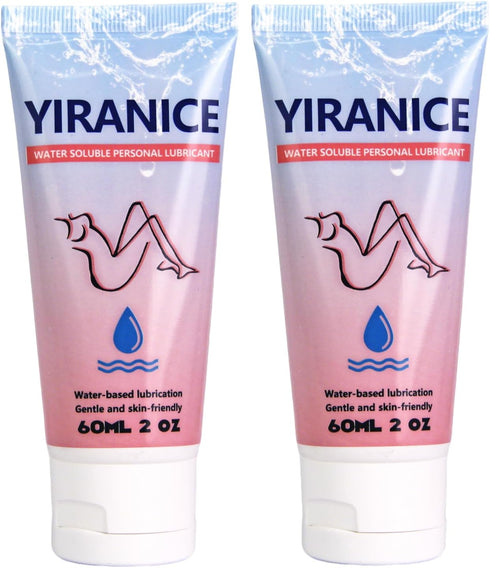 YIRANICE Water-Based Lubricant, Clear and Intimate, Long-Lasting Moisturizing, Sensitive Skin Safe, pH-Balanced Treatment,