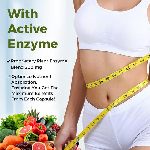 2000 MG Fruits and Vegetables Supplements - 120 Tablets, Natural Balance Over 35+ Whole Food Superfoods
