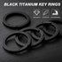 TISUR Keychain Pill Holder with Titanium Rings - Essential Health Accessory