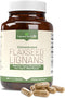 Lignans For Life Flaxseed Lignans for Dogs & People, Omega 3 Fatty Acids, 15mg, 180 Capsules, 1 Pack