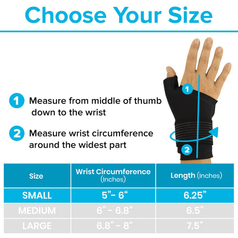 Arctic Flex Wrist Ice Pack Wrap - Extra Strength Hot & Cold Therapy - Reusable Sleeve for Pain Relief