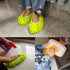 Yueiehe 5 (10 Pairs Pieces) Multi-Function Dust Duster Mop Slippers Shoes Cover, Soft Washable Reusable Microfiber Foot