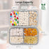 Labels,8 FYY Weekly Pill Organizer with Compartments Travel Daily Pill Case Airtight Moistureproof Large Pill Box