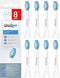 Brushmo Optimal Gum Care Replacement Toothbrush Heads, 8 Standard Replacement Heads for Philips Sonicare Electric