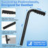 Deerdtride Upgraded Wheelchair Handle Extenders with Brake and Reinforced Design, Adjustable Universal Extension