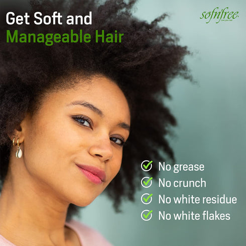 Sofn’Free Moisturizer & Curl Activator for Natural Hair, 33.81 fl oz / 1000ml