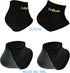 KidSole Gel Heel Strap for Kids with Heel Sensitivity, Plantar Fasciitis (Teenager Sizes 6-8, Black)