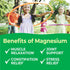 Kids Magnesium Chewable 300mg Supplement, Great Tasting, Vegan, Non-GMO, Gluten Free, 120 Chewables