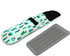 Heat Resistant Travel Hair Curler Flat Iron Pouch and Silicone Mat Set (Cactus)
