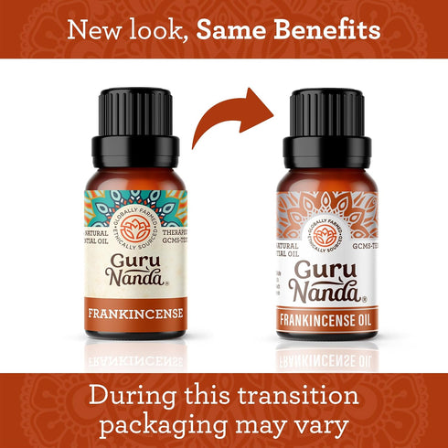 GuruNanda Frankincense Essential Oil (2x0.5 Fl oz), 100% Pure, Natural, Undiluted Aromatherapy Oil for Diffusers, Supports Join Health & Radiant Skin