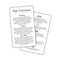 Hair Extension Aftercare Instruction Card, 50 pk, Do s and Don ts for Extensions Care
