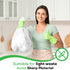 C&S Event Supply Co. Clear 7-10 Gallon Trash Bags - Un-Scented Disposable Garbage Bags for Kitchen, Bathroom, Office