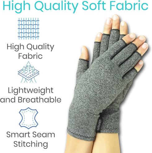 Vive Arthritis Gloves for Men and Women, Rheumatoid Compression Hand Glove for Osteoarthritis Pain Relief