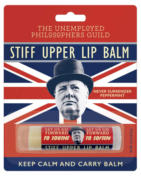 Winston Churchill Stiff Upper Lip Balm, Peppermint Flavored - Cruelty-Free, Natural Ingredients Made in the USA