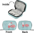 Naanle 7 Happy Pills Pill Box Day Pill Case Bag Travel Pill Organizer Bag with Zipper Weekly Case Portable Compact Size