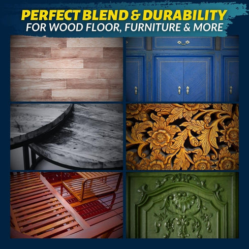 Coconix Floor & Furniture Repair Kit - Fix Scratches, Scuffs, and Dents on Hardwood Floors, Furniture, and Laminate