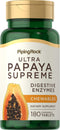 Piping Rock Papaya Enzymes Chewable | 180 Tablets | Non-GMO, Gluten Free Vegetarian Digestion Formula | Tropical