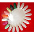 Honbay 12PCS Plastic Nail Swatches Wheels, 20 Tips for Nail Art Color Polish Display