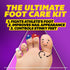 Silka Emergency Foot Care Kit, Max Strength Antifungal Liquid, Odor-Fighting Foot Powder, Antifungal Cream for Athletes