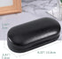 MoKo Double Eyeglass Case - Contact Lens Case with Mirror & Tweezers, 2 in 1 Portable Contact Lens Box Holder for Men &