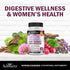 Probiotics and Prebiotics for Women - with Black Cohosh and Red Clover for Gut, Vaginal, and Immune Health Support,