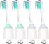 Replacement Toothbrush Heads for Philips Sonicare Replacement Heads E-Series, Essence, Xtreme, Elite,