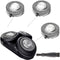 SH50/52 Replacement Heads for Philips Series 5000 Shavers, 3 Count Electric Razor Head Replacement