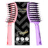 URTHEONE Hair Brush, Detangling Boar Bristle Curved Vented Hair Brush for Women Men Kids, 2 Pack, Pink & Purple