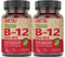 DEVA Vegan Vitamins B-12, High Potency 2500 mcg, Fast Dissolve Sublingual, 90 Tablets, Pack of 2