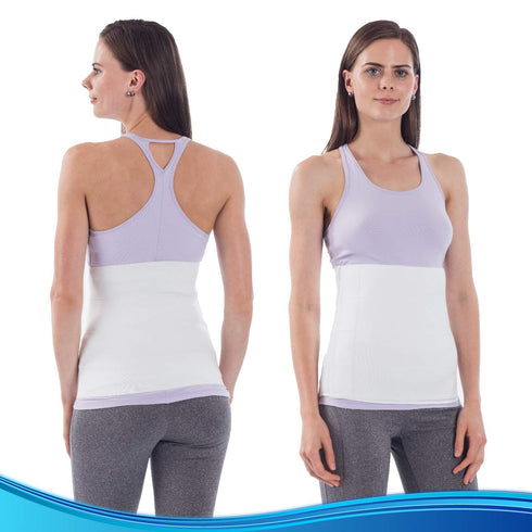 NYOrtho Postpartum Belly Binder - Abdominal Binder for Women, 12" High, Small 30"-45"