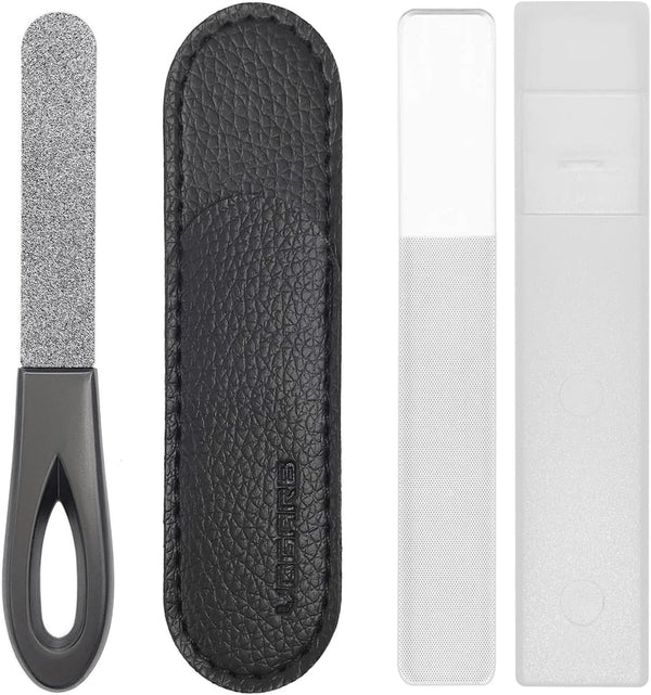 Toenail File for Thick Toenails, 3.6 Inch Double Sided Nail Files, 180 Grit Emery Boards, 1 PACK-BF01