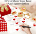 Rtisaeu 60 Mini Blank Love Notes and Envelopes for Him, Her, Wife, Husband, Mini Envelopes With Blank Cards, Tiny